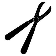  silhouette vector of various knives and sharp tools, scissors tool vector illustration	