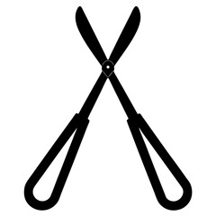  silhouette vector of various knives and sharp tools, scissors tool vector illustration	