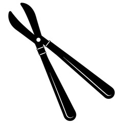  silhouette vector of various knives and sharp tools, scissors tool vector illustration	