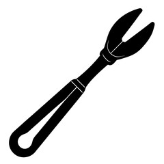  silhouette vector of various knives and sharp tools, scissors tool vector illustration	