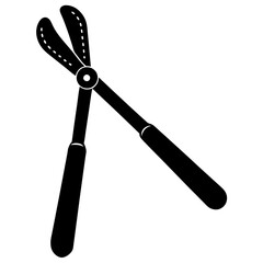  silhouette vector of various knives and sharp tools, scissors tool vector illustration	