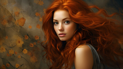redheaded beautiful woman