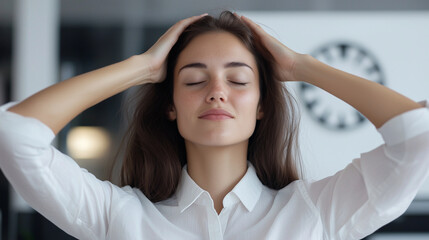 Fototapeta premium Flexible Work Hours Boost Employee Satisfaction and Productivity