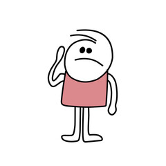 illustrations funny young sportsmen