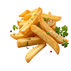 A Delicious Pile of Golden French Fries