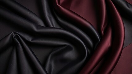 Fototapeta premium Free Photo Abstract background wallpaper. green silk fabric, very soft and smooth, flowing in the wind. Luxury Shiny delicate fabric material
