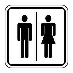 Logo toilettes.