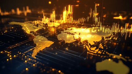 Infographic showing how diversifying gold investment can reduce market risks in a global economy