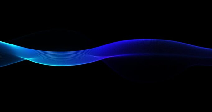 Animated background with spectrum waves 