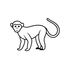 Lion Line Art Vector Illustration - Stunning Lion Outline Drawing Design