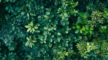 Lush green trees flourishing outdoors with vibrant leaves
