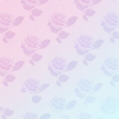 Valentine's Day seamless pattern with roses