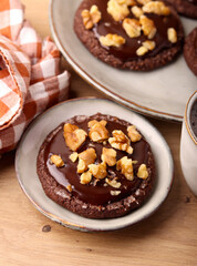 Double chocolate cookies