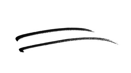 Hand drawn Marker Line on a Transparent Background