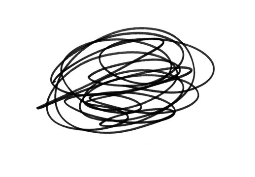 PNG Hand-drawn scribble line