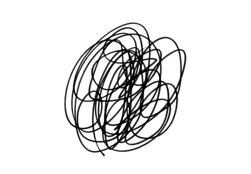 PNG Hand-drawn scribble line