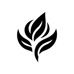 black and white leaves