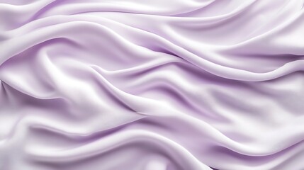 Fototapeta premium Draped Lavender Silk Fabric Soft Texture Background