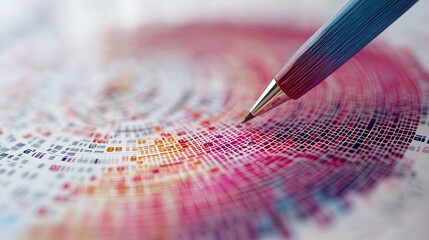 Statistics visualization concept. -