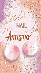 Artistry Nail Design: An eye-catching and elegant design captures the essence of nail artistry. Delicate brushstrokes, and a touch of shimmer. An invitation to creativity and self-expression.