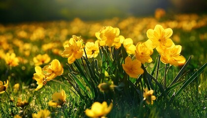 Obraz premium yellow flowers