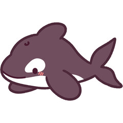cute cartoon fish illustration 