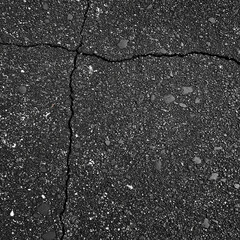 Obraz premium asphalt texture, black earth texture, volcanic earth texture, for visualization, generative AI