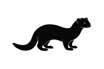 silhouette of a leopard