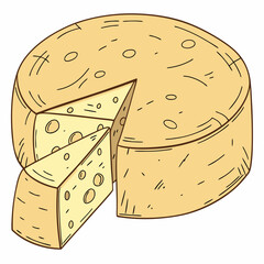illustration of cheese