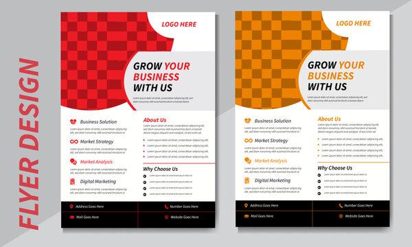 Corporate Professional Creative Unique Flyer Design. Annual report template, Corporate presentation, A4 brochure design