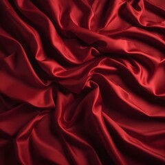 Obraz premium Tela satinada arrugada con pliegues y sombras espectaculares, creando una textura sensual y lujosa