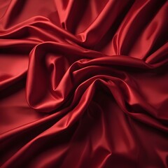 Obraz premium Tela satinada arrugada con pliegues y sombras espectaculares, creando una textura sensual y lujosa