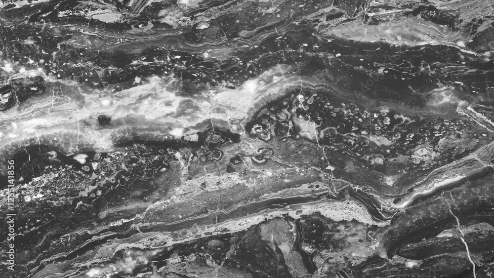 Fototapete background of a stone wall with a gray and white pattern. the wall looks like it is made of marble a