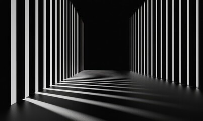 Fototapeta premium Elegant white futuristic light and reflection triangle wall background