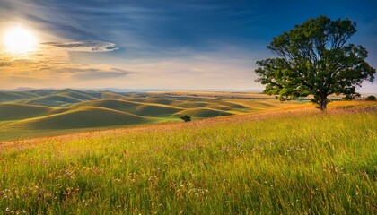 Obraz premium Grasslands are a playground for the adventurous. 
