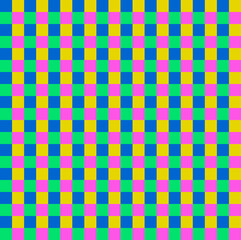 Abstract background from multi-colored geometric shapes. green, pink, red, yellow