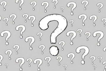 Seamless question mark background. Repeating pattern, inquiry, mystery, puzzle. Great for design.