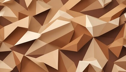 Formas geométricas abstractas en tonos marrones y beige