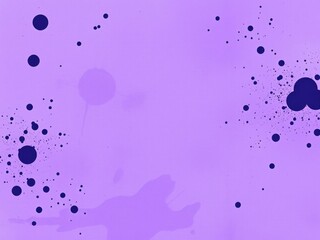Distressed purple background with splatters of dark gray and black fluid paints, creative space, art deco abstract