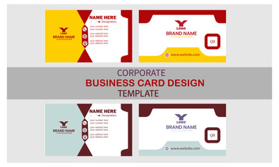 Creative design template business card 