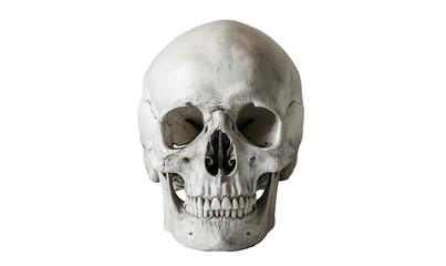 Fototapeta premium Skull isolated on a transparent background
