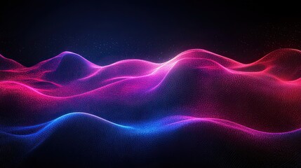 Obraz premium Abstract technology mesh background with particle and line effects. -