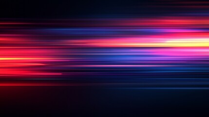 Naklejka premium Vibrant abstract background with dynamic light streaks in shades of pink, blue, and purple