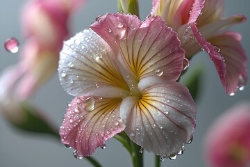 Fototapeta premium close up of pink flower