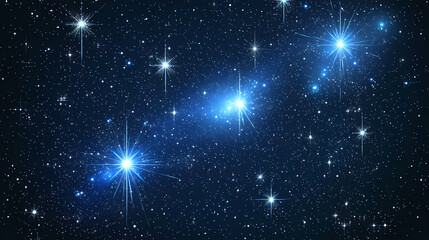 Obraz premium Space background with stardust and shining stars. realistic cosmos and color nebula. colorful galaxy. Dark Fantasy. Illustration