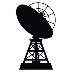 Black Radar Silhouette 