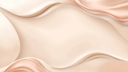 Obraz premium Elegant Beige Silk Draped Background Design