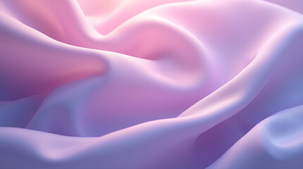 Obraz premium Luxurious Soft Pink Silk Fabric Drape Texture Background Pastel Colors Elegant Smooth Flowing Waves