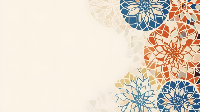 abstract background in Arab colors and patterns for Arab American Heritage Month