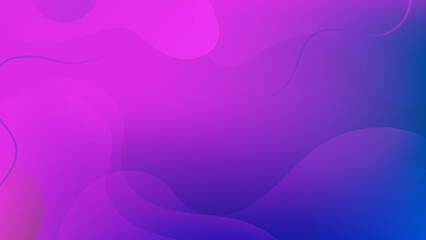 Abstract pink and blue gradient shapes layers background design